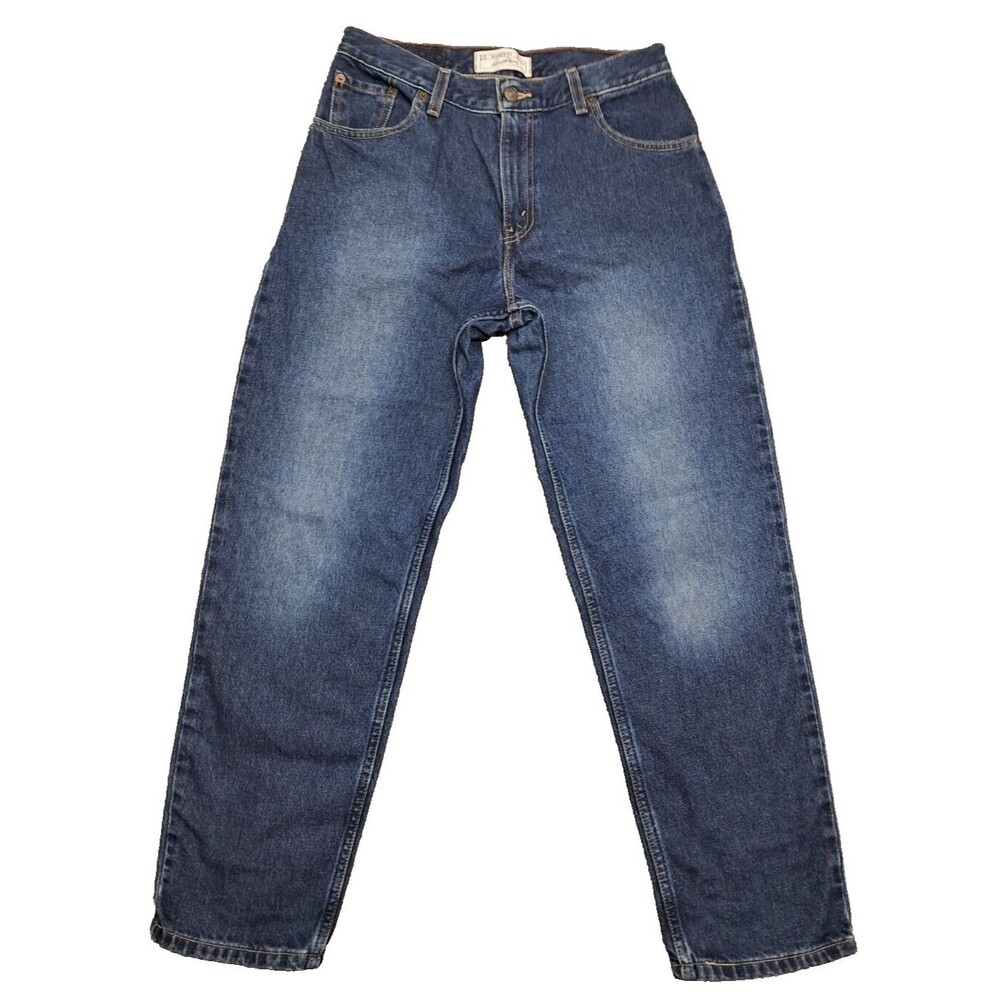 Levi Strauss Jeans Womens Sz Misses 10 Short Straight Leg Denim Blue Relaxed Fit